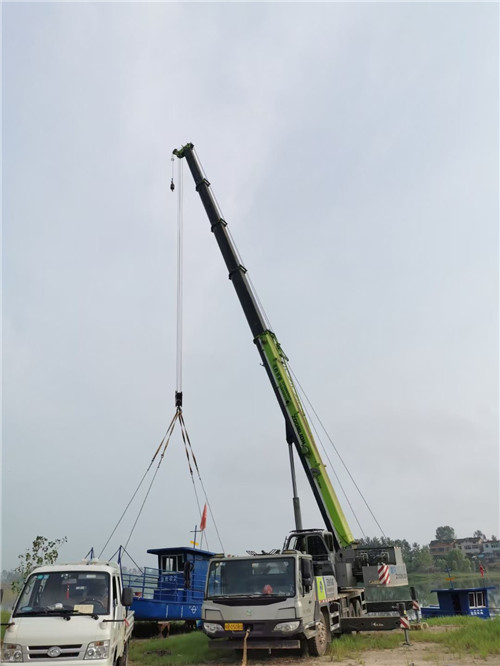 承德县桥梁建设吊装案例